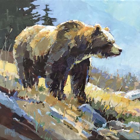 Randy Hayashi, Canadian Wildlife, Canadian Painters, Bear Paintings, Magic Realism, The Rocky Mountains, Canadian Art, Bear Art, Canadian Artists