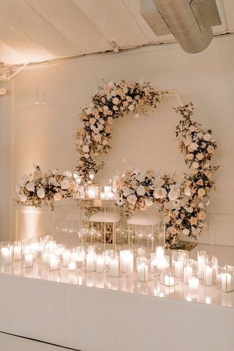 Acrylic Sweetheart Table, 20s Goals, Engagement Stage, Candle Lit Wedding, Sweetheart Table Wedding, Afternoon Wedding, Wedding Stage Design, Wedding Backdrop Design, Wedding Backdrop Decorations