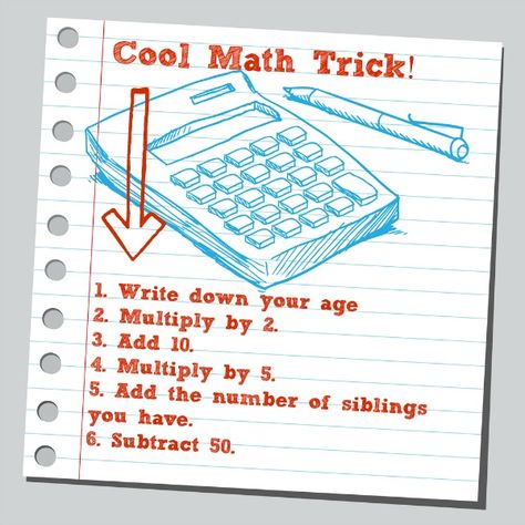 Calculator Tricks, Free Multiplication Games, Math Magic Tricks, Percentages Math, Multiplication Tricks, Math Calculator, Magic Tricks For Kids, Mathematics Games, Cool Math