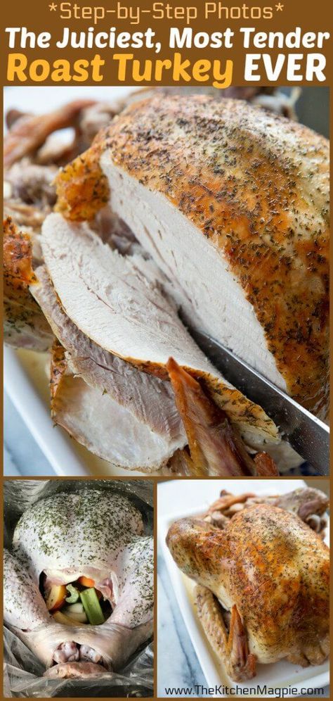 How to Cook the Juiciest, Most Tender Oven Roast Turkey Roast Turkey Recipes Thanksgiving, Cook Turkey In Oven, Oven Turkey Recipes, Turkey In Oven, Best Roasted Turkey, Easy Turkey Recipes, Roast Turkey Recipes, Oven Roasted Turkey, Thanksgiving Cooking