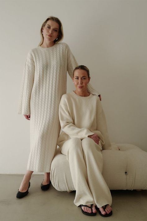 Almada Label Is The Knitwear Brand To Know Now | SheerLuxe Dry Sense Of Humor, Working Mums, Scandinavian Minimalism, Oversized Crewneck, Bold Jewelry, Sleek Hairstyles, Modern Wardrobe, Quiet Luxury, Scandinavian Style