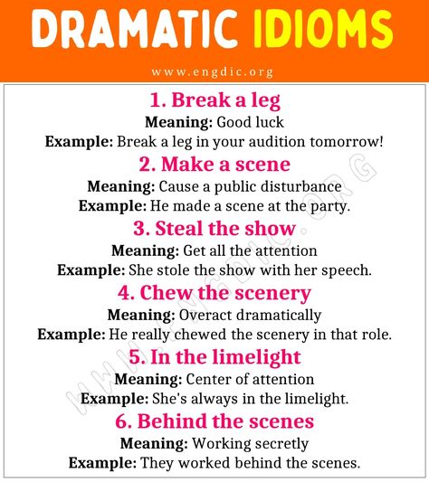 Good Idioms, Idioms In English, Formal English, Grammar Help, Silent Letters, Advance English, Break A Leg, Everyday English, English Phrases Idioms