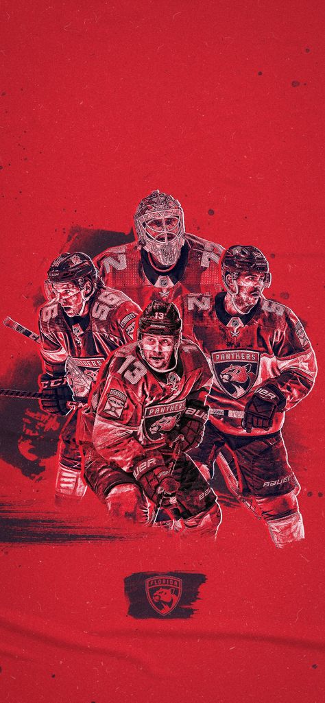 Florida Panthers Wallpaper, Hockey Backgrounds, Panthers Wallpaper, Florida Panthers Hockey, Florida Panthers, Hockey Players, Sports Design, Ice Hockey, Nhl