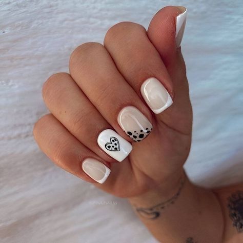 30 Effortlessly Chic Black-And-White Nail Designs So Easy To Copy