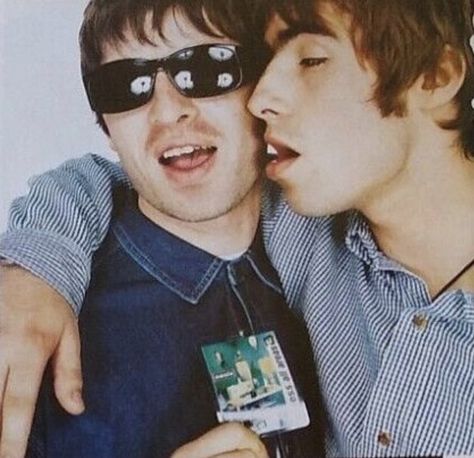 The Gallaghers, Blur Parklife, Liam Gallagher Noel Gallagher, Oasis Album, Oasis Music, Liam Gallagher Oasis, Liam And Noel, Oasis Band, Secret Escapes