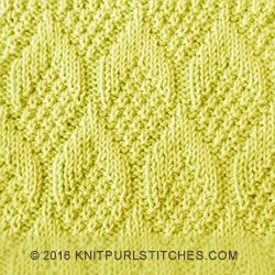 Nice stitch pattern. The Pine Cone stitch is knitted with simple knit and purl techniques. ( Written instructions + Chart) Fancy Knots, Knitting Motifs, Knit Purl Stitches, Knitted Scarves, Knit Purl, Knit Scarves, Dishcloth Knitting Patterns, Knitting Paterns, Knitted Blanket