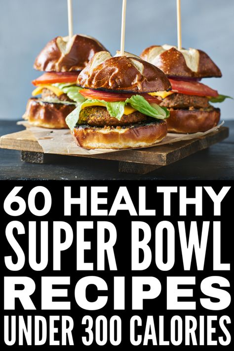 It’s Game Day! 60 Super Bowl Recipes Under 300 Calories Food Low Calorie, Vegetarian Super Bowl, Recipes Under 300 Calories, Super Bowl Menu, Super Bowl Food Healthy, Healthy Picnic, Sweet Potato Chips Baked, Super Bowl Recipes, Healthy Superbowl