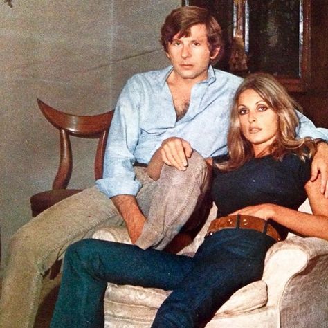 Roman & Sharon at Santa Monica Beach House - 1967 Manson Family, Roman Polanski, Sharon Tate, Classic Movie Stars, Valley Of The Dolls, Famous Couples, Vintage Hollywood, Classic Hollywood, Old Hollywood