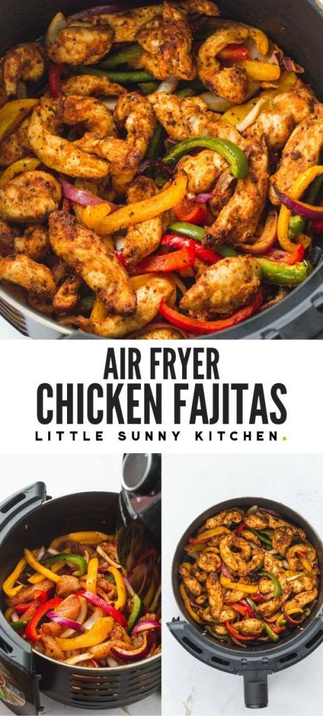 Air Fryer Chicken Fajitas, Air Fried Food, Air Fryer Oven Recipes, Air Fry Recipes, Air Fryer Recipes Chicken, Air Fryer Dinner Recipes, Air Fryer Healthy, Air Fryer Recipes Easy, Air Fryer Recipes Healthy