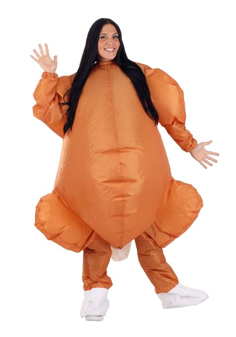 Roasted Turkey Legs, Turkey Leg Recipes, Pilgrim Costume, Turkey Costume, Turkey Fan, Roast Turkey Recipes, Brown Clothing, Roast Turkey, Inflatable Costumes