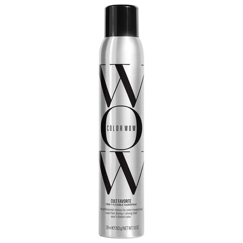 Cult Favorite Firm + Flexible Hairspray - COLOR WOW | Sephora Flexible Hairspray, Darken Hair, Wow Hair, How To Darken Hair, Wow Hair Products, Shine Spray, Kevin Murphy, Color Wow, Color Treated Hair