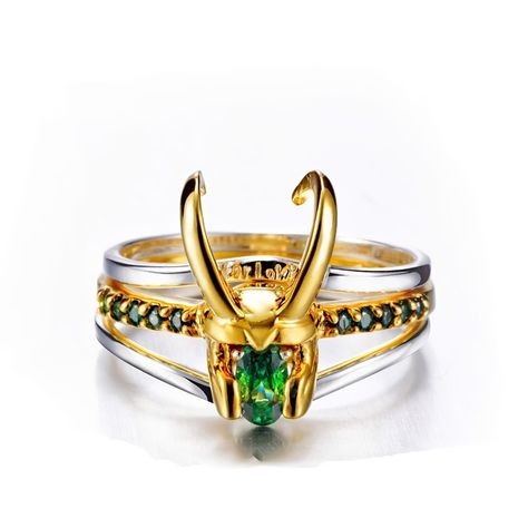 Loki Ring, Loki Helmet, Helmet Ring, Marvel Jewelry, Matching Ring Set, Rings Men, Thor Loki, Bezel Set Ring, Trendy Ring