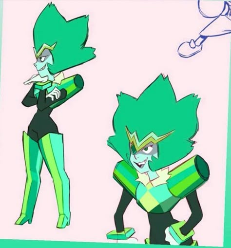 🎨: Nicole Rodriguez | Emerald | Steven Universe Steven Universe Emerald Oc, Emerald Steven Universe Oc, Su Emerald, Green Diamond Steven Universe, Emerald Steven Universe, Steven Universe Emerald, Su Diamonds, Lars Of The Stars, Steven Universe Stickers