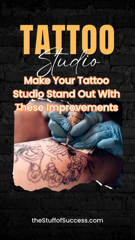 Make Your Tattoo Studio Stand Out with These Improvements ⋆ The Stuff of Success Independent Tattoo, Tattoo Equipment, Well Decor, Tattoo Supplies, Nature Themed, Tattoo Shop, Tattoo Studio, Beauty Products, Make Your