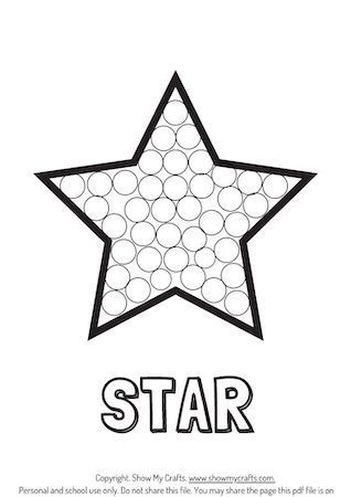 Star Shape dot painting worksheet #stardotpainting #starshapescoloring #shapesdotpaintingworksheet Counting Stars Preschool Activity, Star Craft For Preschool, Star Dot Painting, Preschool Star Activities, Star Shape Worksheets For Preschool, Star Worksheet Preschool, Star Preschool Activities, Star Shape Activities For Preschool, Wobbler Activities