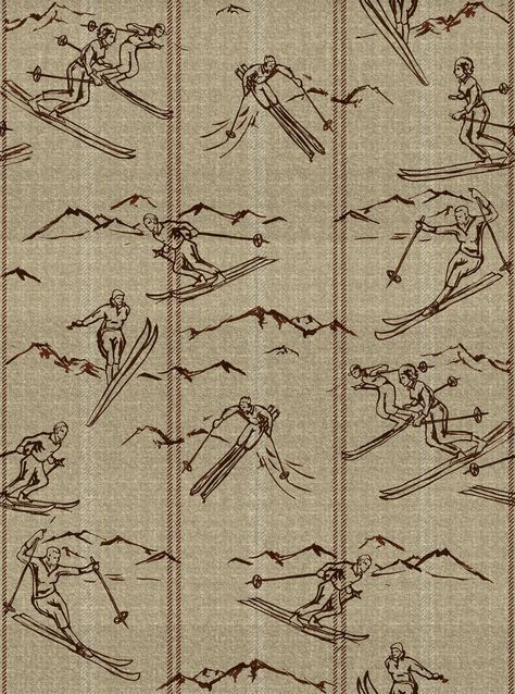 Named after a ski resort village in western Austria’s Paznaun Valley, ISCHGL sees host of athletic skiers swoop across this wallpaper, which is simple in its execution yet bursting with energy. With the wind in their faces, they swish, turn and glide, leaping and jumping down the snow-capped mountain. From the Tyrol Co Ski Wallpaper, Ski Lodge Style, Ski Vintage, Ski House, Ski Chalet, Mind The Gap, Lodge Style, Snow Caps, Cabin Style