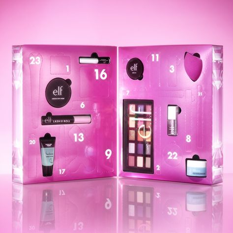 E.L.F. Sleigh the Holidays 24-Day Advent Calendar for Holiday 2023 Is Expensive - Musings of a Muse Cosmetic Advent Calendar, Avent Calendar, Makeup Advent Calendar, Daily Sunscreen, E.l.f. Cosmetics, Advent Calendars For Kids, Advent Calenders, Leaping Bunny, Beauty Advent Calendar