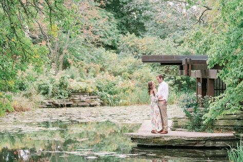 Chicago Engagement – Lincoln Park Alfred Caldwell Lily Pool Engagement Photos Cold Wedding, Engagement Photo Dress, Lincoln Park Chicago, Chicago Engagement Photos, Beautiful Engagement Photos, Destin Florida Wedding, Chicago Engagement, Engagement Photo Locations, Chicago Photos