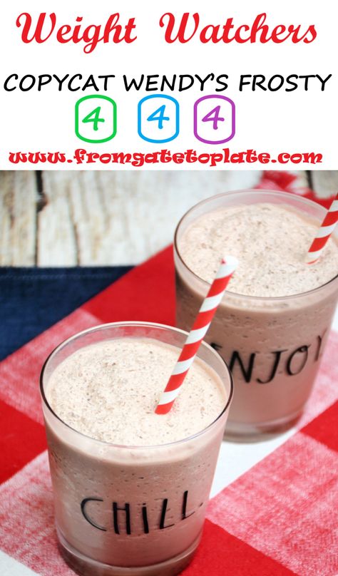 Ww Chocolate Frosty, Ww Shakes, Wendy Frosty, Ww Drinks, Keto Frosty, Ww 2024, Ww Deserts, Wendys Frosty Recipe, Ww Sweets