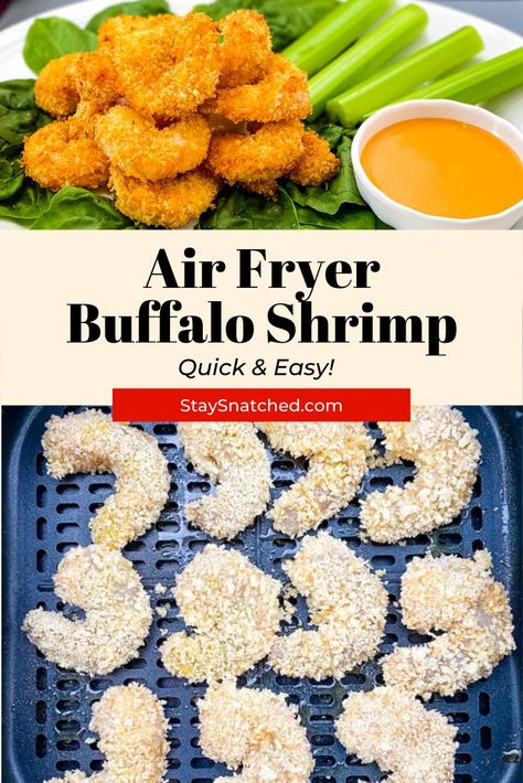 This Easy Buffalo Shrimp Recipe can be served baked, seared, or fried. You won’t miss the appetizer from Hooters, once you have a dose of this! Buffalo Shrimp Recipes, Buffalo Shrimp, Fried Recipes, Buffalo Recipe, Breaded Shrimp, Meal Prep Guide, Air Fry Recipes, Summer Meal Planning, Quick And Easy Appetizers