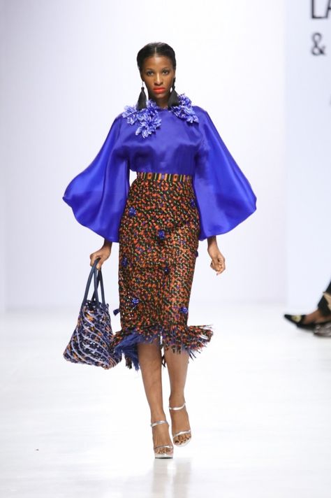 Restyle Clothes, Tiffany Amber, Lagos Fashion Week, Lagos Fashion, Spring Fashion Chic, African Fabric Dress, Ankara Skirt, Chic Skirts, African Inspired Fashion