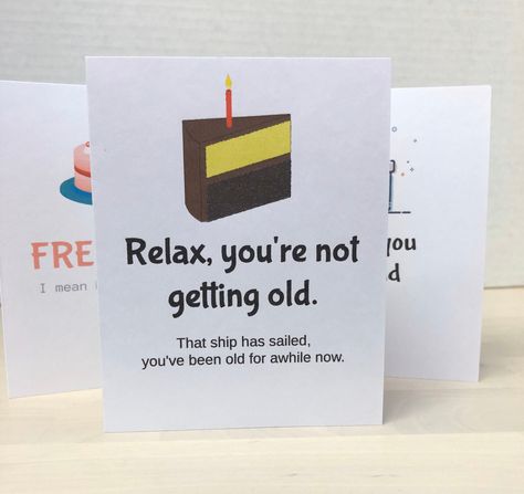 Funny Bday Cards, Birthday Card For Bestie, Birthday Card Bestie, Card For Bestie, Bestie Birthday Card, Funny Birthday Jokes, Birthday Card Friend, Funny Wishes, Aging Humor