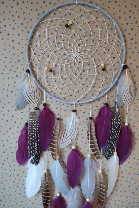 Big dream catcher boho large dreamcatcher wall hanging, boho bedroom wall decor purple dreamcatcher Native American style. Made with attention and love this dream catcher brings its owners good dreams and positive energy Big Dream Catcher, Purple Dreamcatcher, Wall Decor Purple, Big Dream Catchers, Boho Bedroom Wall Decor, Large Dream Catcher, Wall Hanging Boho, Dream Catcher Boho, Bedroom Wall Decor