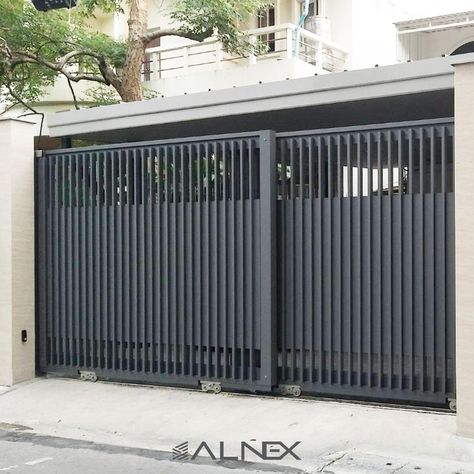 Sheet Metal Fence Ideas, Metal Fence Ideas, Sheet Metal Fence, Main Gates, Gate Designs Modern, Gates Design, House Main Gates Design, Metal Gate, House Gate