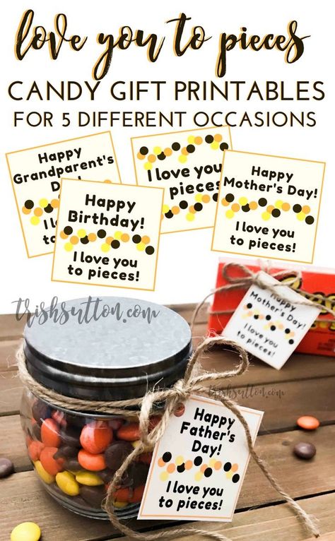 Muffins For Mom, I Love You Mother, Reese's Pieces, Trending Christmas Gifts, Love You To Pieces, Mom Ideas, Snack Gift, Special Christmas Gift, Christmas Gift For Dad