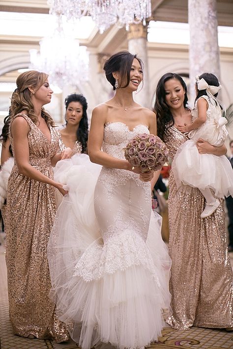 Type custom alt tag here...Plaza Hotel Glamorous Ballroom Wedding Cheap Modest Bridesmaid Dresses, Wedding Dress Rose, Gold Sequin Bridesmaid Dress, Kelsey Rose, Off Shoulder Bridesmaid, Modern Bridesmaid Dresses, Off Shoulder Bridesmaid Dress, Gorgeous Bridesmaid Dresses, Modern Bridesmaid