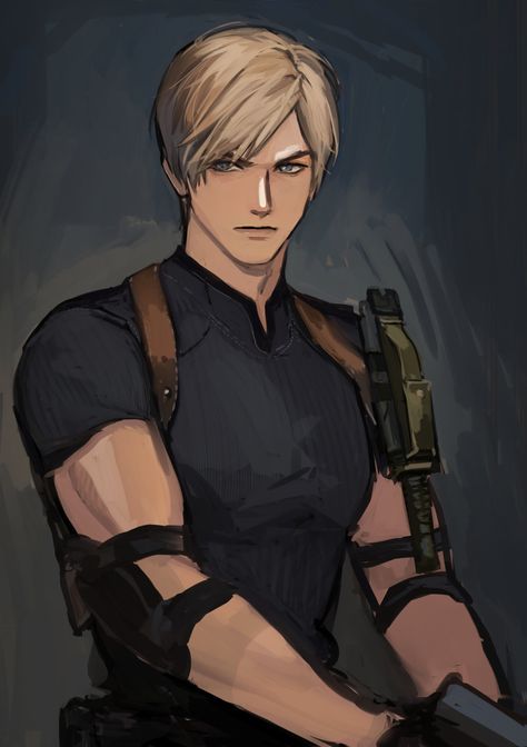 Leon Fanart, Resident Evil Funny, Foto Top, Leon Scott, Resident Evil Collection, Resident Evil Game, Resident Evil Leon, The Evil Within, Ada Wong