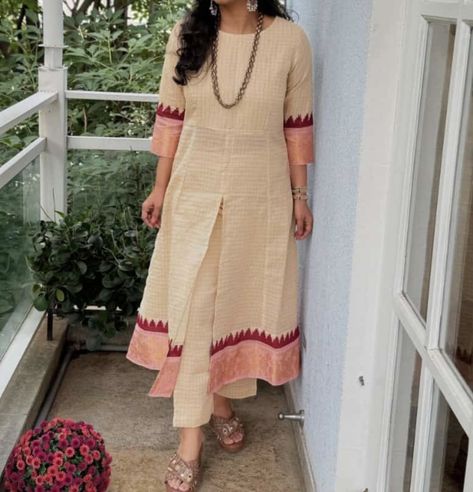 Cotton Saree Reuse Ideas, Chinese Collar Kurti Neckline, Kurta Patterns For Women, Churidar Neck Designs Cotton, Narayanpet Dresses Models, A Line Short Kurti, Kerala Saree Dress, Sambalpuri Kurti Designs Latest, Saree To Kurti Convert Ideas