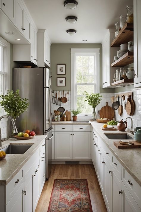 20 Galley Kitchen Ideas – The Dear Lab Galley Kitchen Renovation Ideas, Galley Kitchen Narrow, Gally Kitchens, Habersham Kitchen, Galley Kitchen Decor, Galley Kitchen With Island, Galley Kitchen Ideas Narrow, Small Galley Kitchen Remodel, Galley Kitchen Ideas