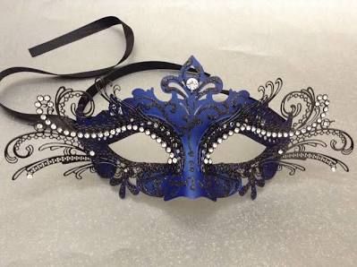 Blue Masquerade Dress, Blue Masquerade Mask, Masquarade Mask, Masquerade Outfit Ideas, Prom Essentials, Sweet 16 Masquerade Party, Outfit Ideas Colorful, Masquerade Ball Masks, Masquerade Outfit