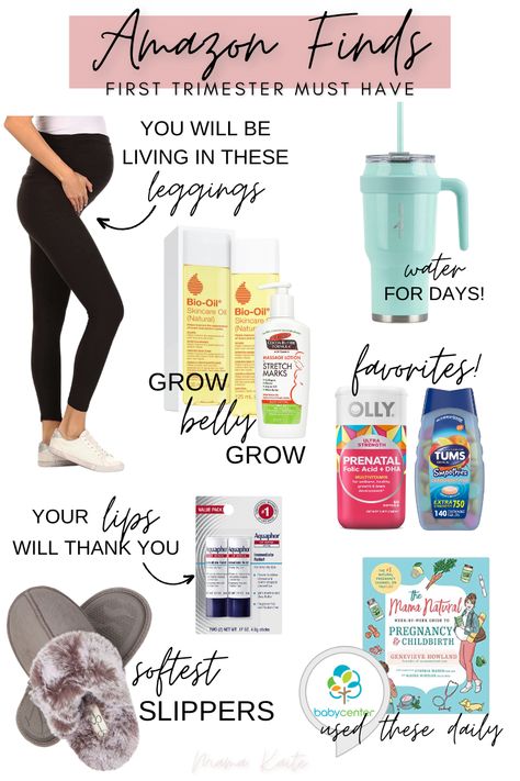 #amazonstore #mamakaitedeals #shop #shopping #sales #DealAlert #amazonfinds #amazondeals #amazon #pregnancy #pregnancylife #pregnancytips #firsttrimester #firsttimemom #mom #bumplife Pregnancy Products, First Trimester Essentials, First Trimester Pregnancy, Pregnancy Must Haves First Trimester, Pregnancy Basket Care Packages, First Trimester Shopping List, Pregnancy Basket, Pregnancy Shopping List, First Trimester Pregnancy Checklist