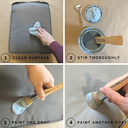 How To Paint Outdoor Cushions | Hometalk Outdoor Cushions Diy, Paint Outdoor Cushions, Cushion Painting, Outside Cushions, Paint Patio, Backyard Decks, Painted Outdoor Furniture, Nik Naks, Paint Upholstery