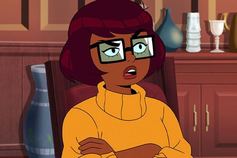 Velma Tv Show, Velma Show, Velma Pfp, Black Velma, Velma Scooby Doo, Black Pfp, Velma Dinkley, Swag Cartoon, Women Art