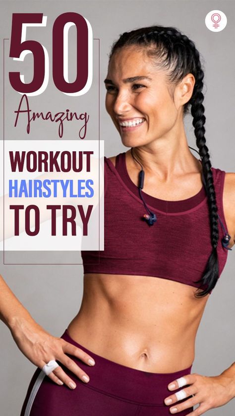 Women Sports Hairstyles, Excercise Hairstyles Easy, Workout Long Hair Styles, Gym Hairstyles Updo, Updos For The Gym, Gym Ponytail Workout Hair, Hairstyle For Athletes, Fitness Photoshoot Hairstyles, Best Workout Hairstyles