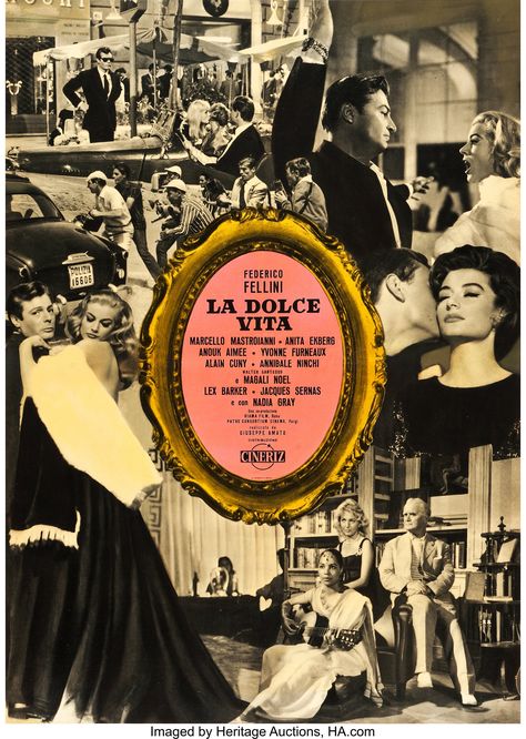 Anouk Aimee, Italian Movie Posters, Italian Posters, Anita Ekberg, Marcello Mastroianni, The Criterion Collection, Film Cinema, We Movie, Movie Poster Art