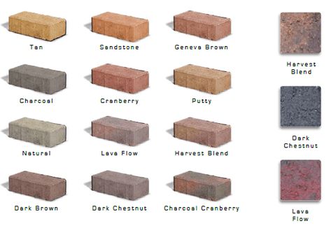 Types Of Pavers, Paver Colors, Cloak And Dagger Tattoo, Cobblestone Pavers, Brick Ideas, Brick Images, Paver Patterns, Fantasy Terrain, Brick Making