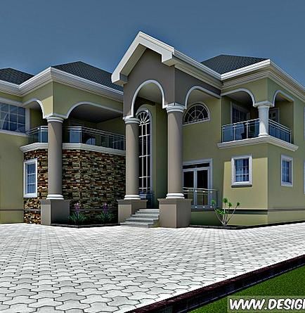 Idea For Tattoo, 4 Bedroom House Designs, Bungalow Style House, Affordable House Plans, Modern Bungalow House, Building House Plans Designs, Pintura Exterior, House Plan Gallery, Modern Style House Plans