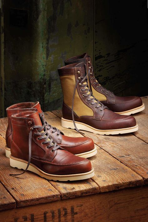 Filson x Wolverine 2012 Fall Collection Mens Leather Boots, Everyday Shoes, Fall Collection, Fall Collections, Casual Boots, Work Boots, Boots Men, Men Dress, Me Too Shoes