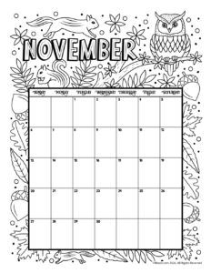 Printable Coloring Calendar for 2022 (and 2021!) | Woo! Jr. Kids Activities : Children's Publishing Calender Printables, Bible Homeschool, April Calendar, Kalender Design, Stationery Organizer, November Calendar, Easter Printable, Coloring Journal, Blank Calendar Template