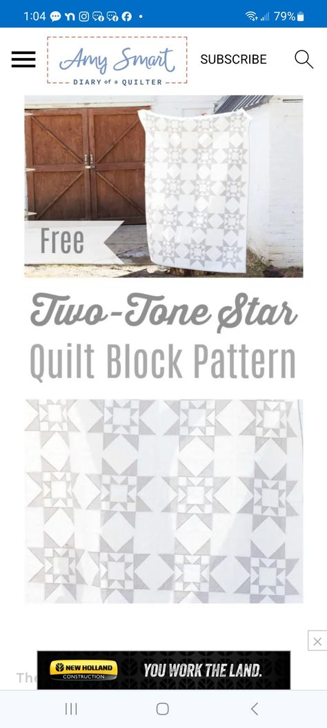 Low Volume Quilt, Neutral Quilt, Farmhouse Quilts, Two Color Quilts, Make A Quilt, Quilt Modern, Quilt Modernen, Pattern Quilt, Quilt Block Patterns Free