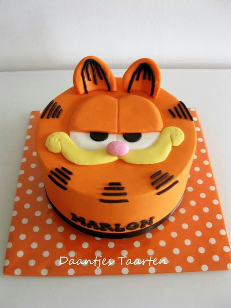 Garfield Cake, Garfield Birthday, Super Torte, Animal Cakes, Cat Cake, Novelty Cakes, Special Cake, Birthday Cake Kids, Fancy Cakes