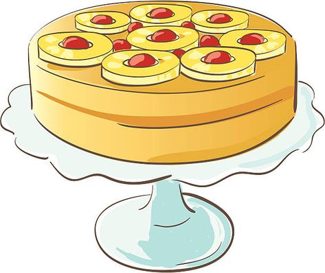 218 Drawing Of The Cake Stand Illustrations & Clip Art - iStock Cake Cartoon Design, Strawberry Crafts, Cake Cartoon, Recipe Book Design, Cake Clipart, Cake Drawing, Dads Favorite, Pineapple Upside, Pineapple Upside Down Cake