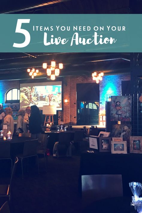 5 items you need on the live auction at your fundraising gala. You MUST read this before securing live auction items for your fundraiser! | Sarah Knox Fundraising Event Auctioneer Cocktail Party Fundraiser Ideas, Live Auction Ideas Fundraising, Auction Themes Events, Charity Gala Decor, Large Fundraiser Ideas, Gala Auction Ideas, Best Auction Items, Live Auction Items For Fundraiser, Auction Ideas Fundraisers