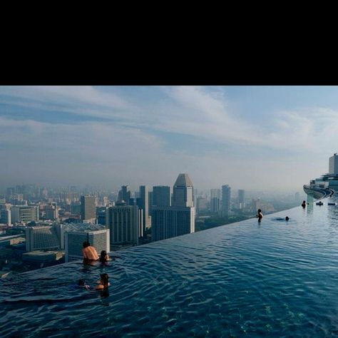 Amazing!!! Gorgeous infinity pool on the 64th floor at a hotel in Tokyo. Swimming With Dolphins, Sands Singapore, Infinity Pools, Sands Hotel, Cool Pools, Infinity Pool, Travel Bucket, Vacation Destinations, Marina Bay