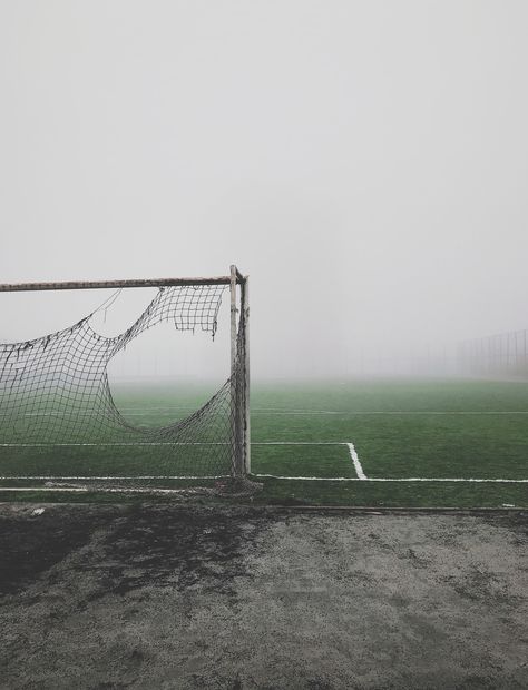 gray metal soccer goal football gate #torn #fog #lawn #mood #gloomy #4K #wallpaper #hdwallpaper #desktop Foggy Field, Soccer Goal, Photographic Art, Art Paper, Hd Wallpaper, Soccer, Football, Fine Art, American Football