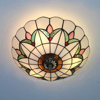 Tiffany Style Ceiling Lights, Ceiling Fan Light Fixtures, Fan Light Fixtures, Stained Glass Lighting, Stained Glass Lamp Shades, Tiffany Ceiling Lights, Stained Glass Light, Glass Light Fixture, Chandelier Lighting Fixtures